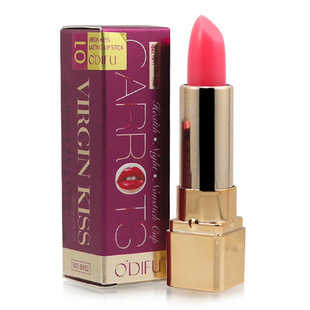 奥迪芙红胡萝卜素变色唇膏口红温变保湿滋润防水不粘杯送妈妈礼物