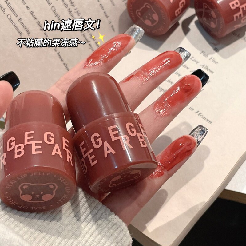 Gege bear莹润印章唇冻 水光镜面口红持久不易掉色果冻嘟嘟唇唇釉