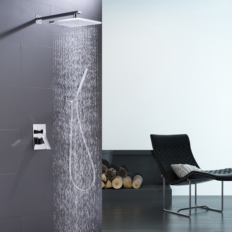 预埋入墙式淋浴花洒套装全铜增压