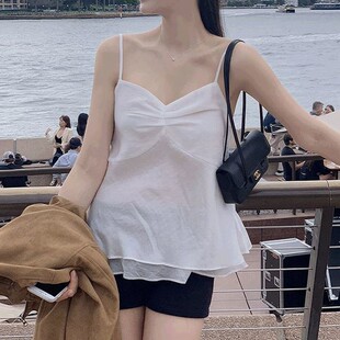 26ss 首尔印象韩代 亲肤舒适叠层内搭天丝吊带背心女 包邮