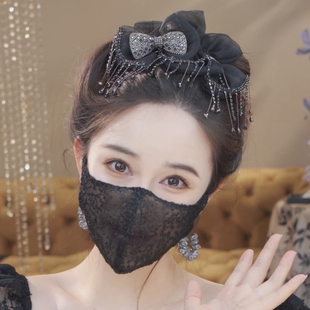 饰面纱成人口罩女 防晒素颜口罩 新款 百搭高透气防晒防风防护装