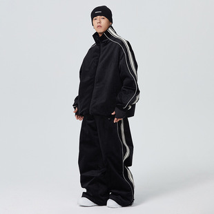 SEARIPE/雪怡派专业单板滑雪服男女户外防风防水嘻哈宽松滑雪套装