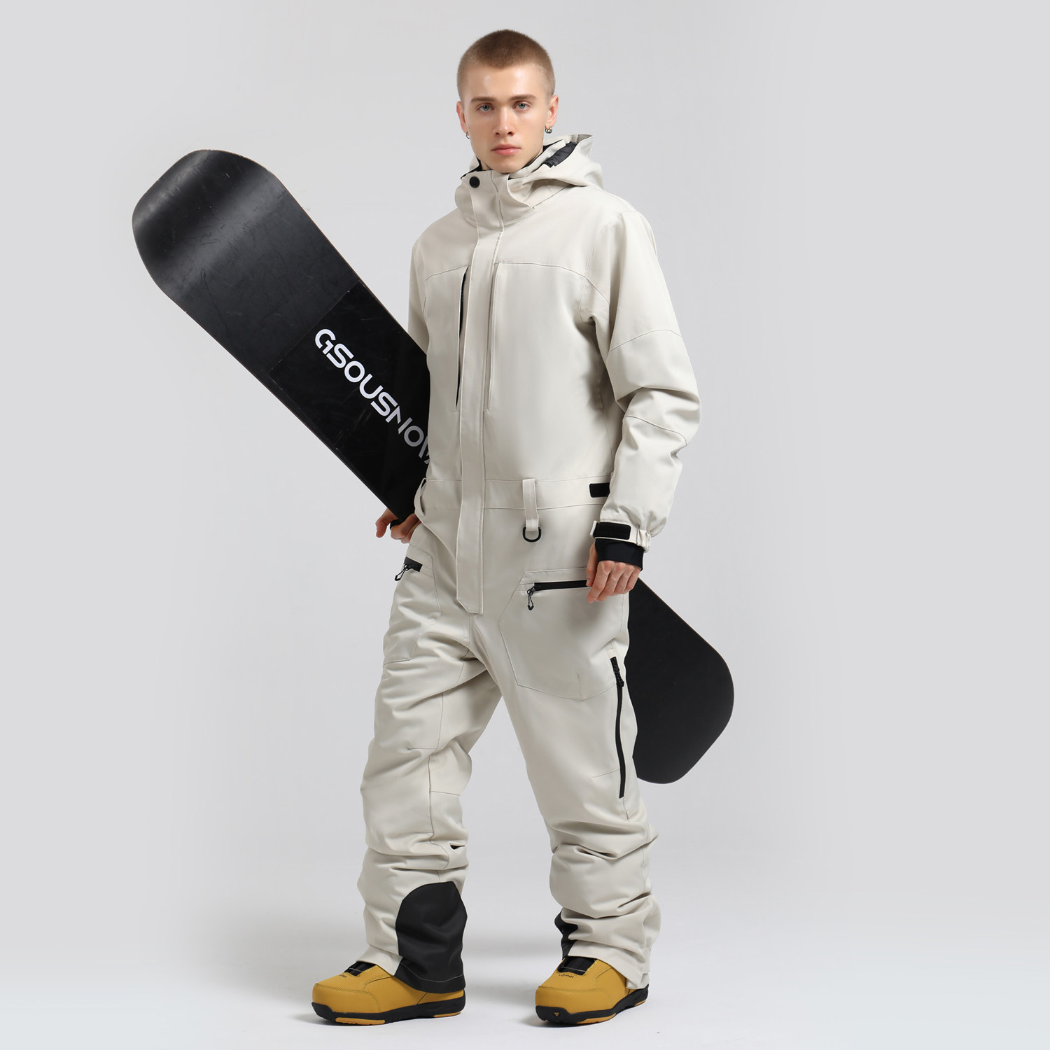 GsouSnow连体滑雪服男套装防水