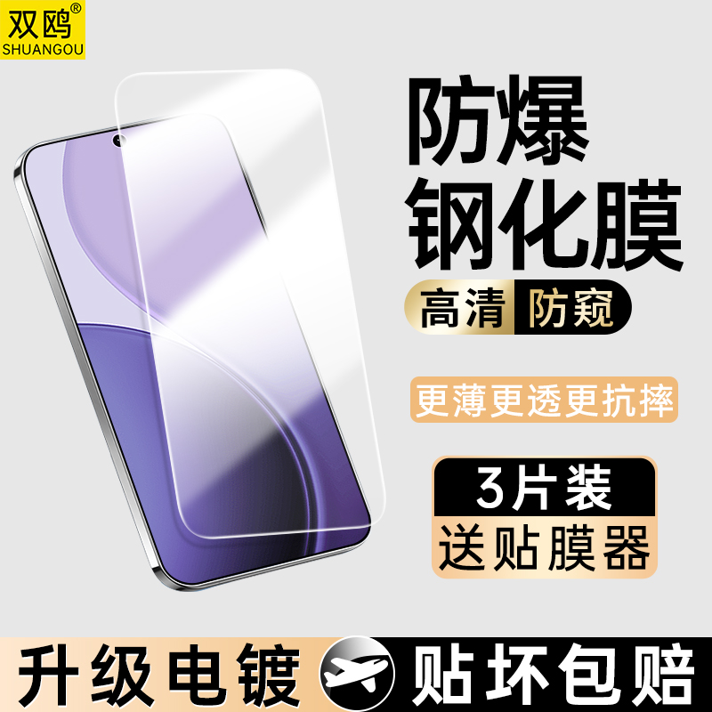 适用OPPOReno14钢化膜reno15pro