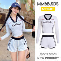 Women's diving suit, two-piece sun protection, long-sleeved and long-pants swimsuit, quick-drying slimming, snorkeling, rafting, jellyfish suit, surfing suit, swimsuit thumbnail 6