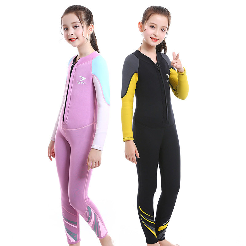 2.5MM儿童潜水服保暖防晒水母衣