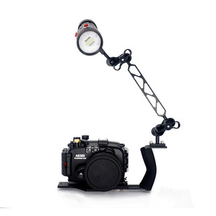 A6300相机防水壳 NEX D36VR摄影补光灯 Sony