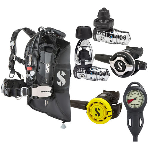 Scubapro Hydros Pro 2 潜水BCD浮力背心控制器深潜水肺背飞套装