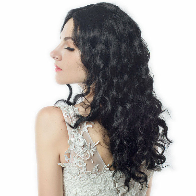 Wig Long curly hair Big wave Natural BlackColor Heat Synthetic Hair Wigin the Hair Care/Wig , Wig , Whole wig  category - from Buy2taobao.com to provide professional Taobao agent buy service