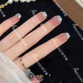 短款 桃桃乌龙 高级感百搭显白穿戴甲