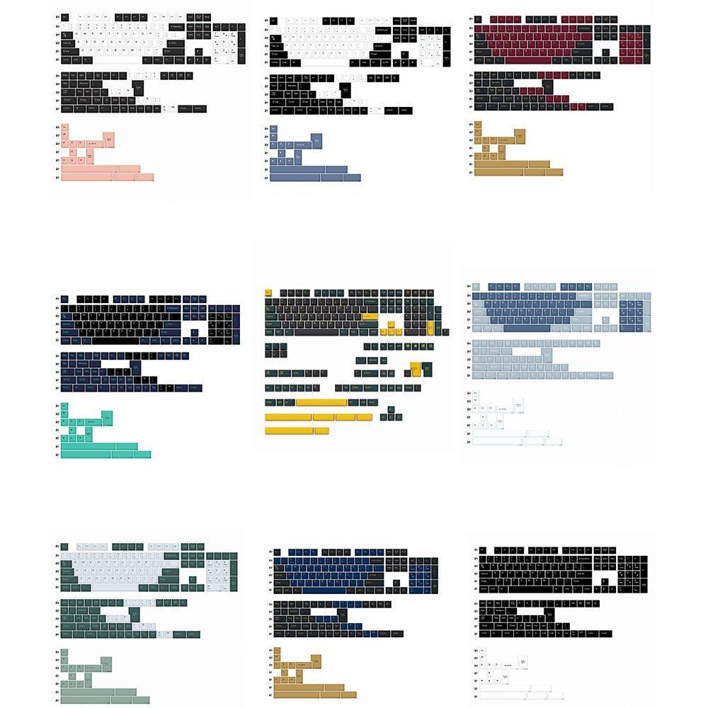 GMK系列键帽PBT二色马尔斯绿WOB红武士渔170键原厂高度机械键盘等
