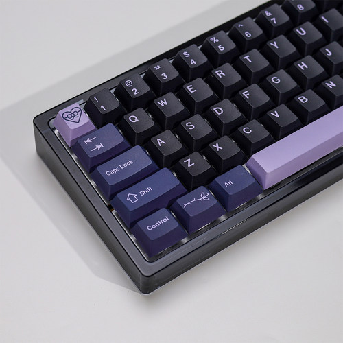 GMK First Love初恋键帽紫樱桃五面热升华原厂高度机械键盘大全套