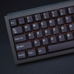 黑透键帽机械键盘PBT二色原厂高度适合wooting醉鹿a75atk68made68