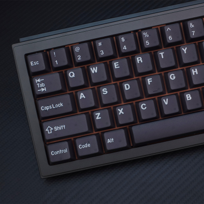 黑透键帽机械键盘PBT二色原厂高度适合wooting醉鹿a75atk68made68