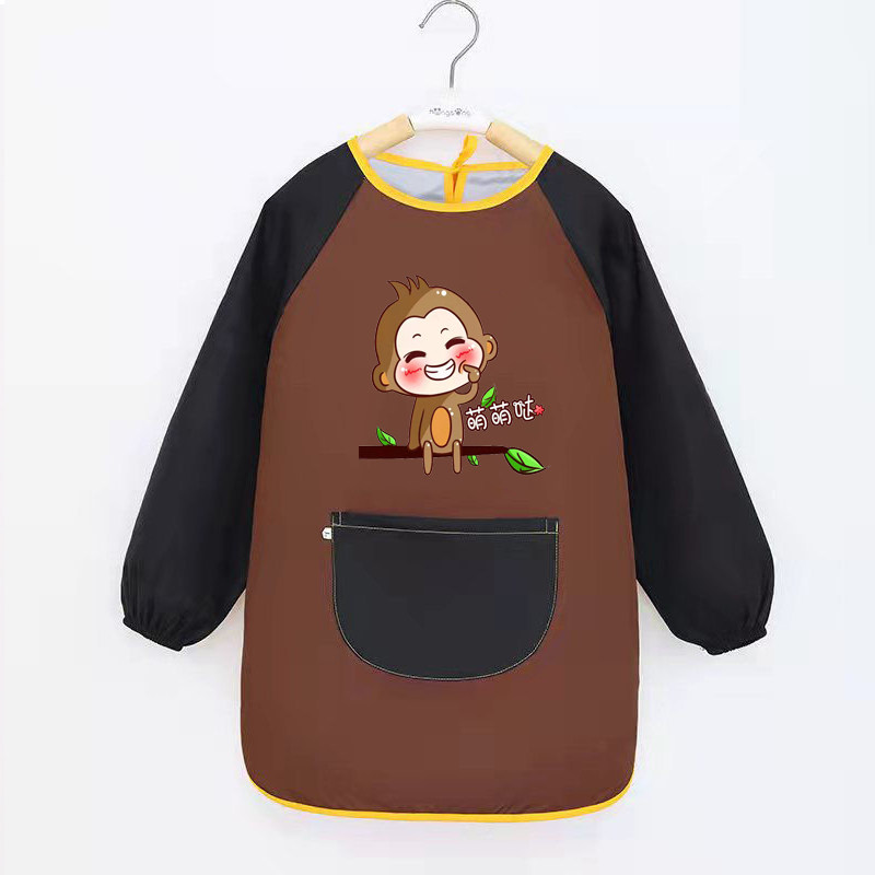 儿童防水美术画画罩衣宝宝吃饭围兜幼儿园定制logo男女宝可爱围裙,童装/婴儿装/亲子装,反穿衣/罩衣,淘宝优惠券,粉丝福利购,淘宝优惠卷