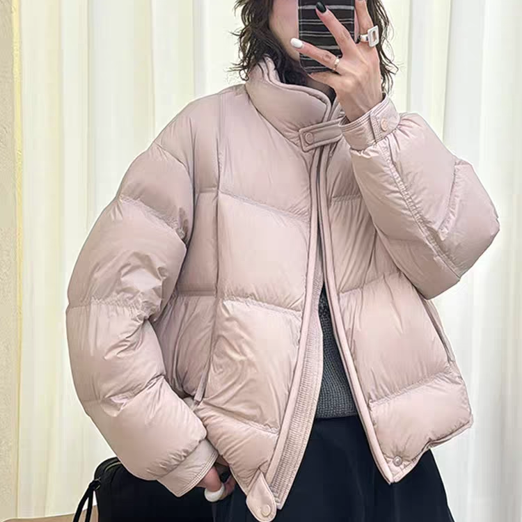 欧货冬季新款韩版立领90白鸭绒羽绒服女时尚设计感减龄保暖短外套,女装/女士精品,羽绒服,淘宝优惠券,粉丝福利购,淘宝优惠卷