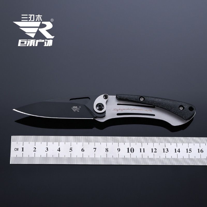 绝版三刃木7019原719便携式折叠刀小军刀户外随身刀具水果刀小刀