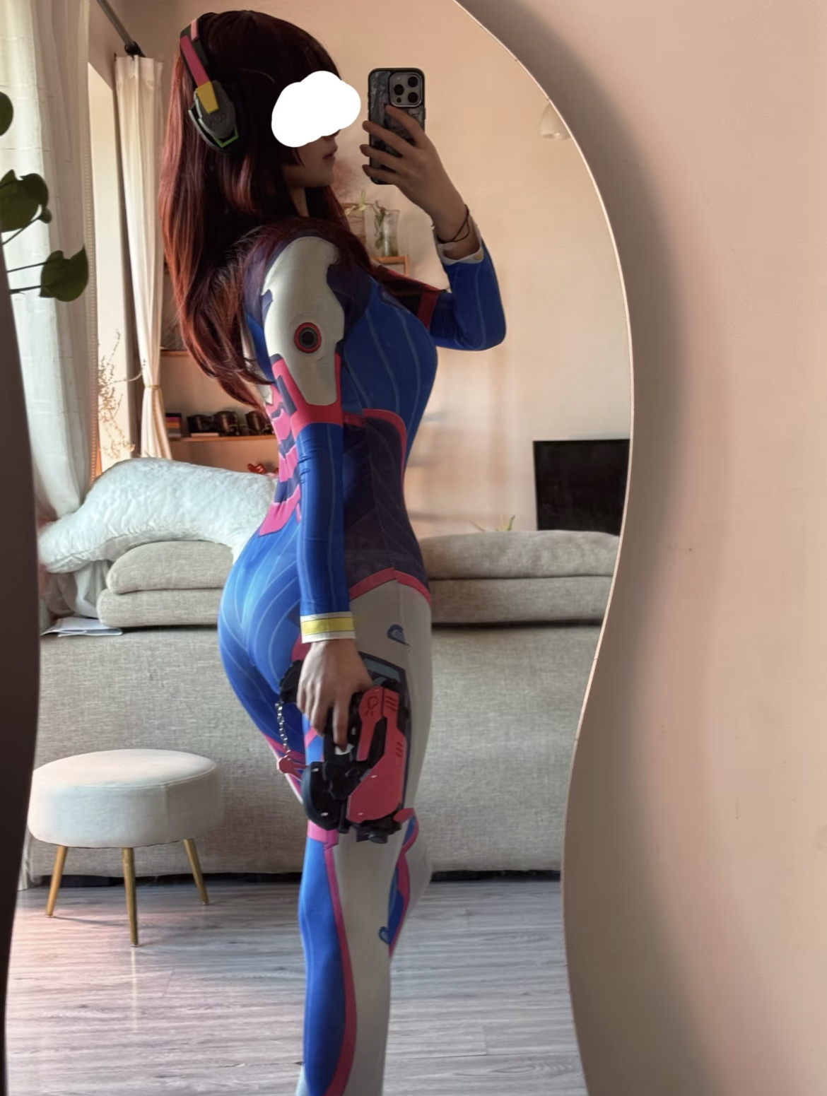 守望先锋-DVA宋哈娜cos服机甲女郎性感修身连体衣cosplay服装女