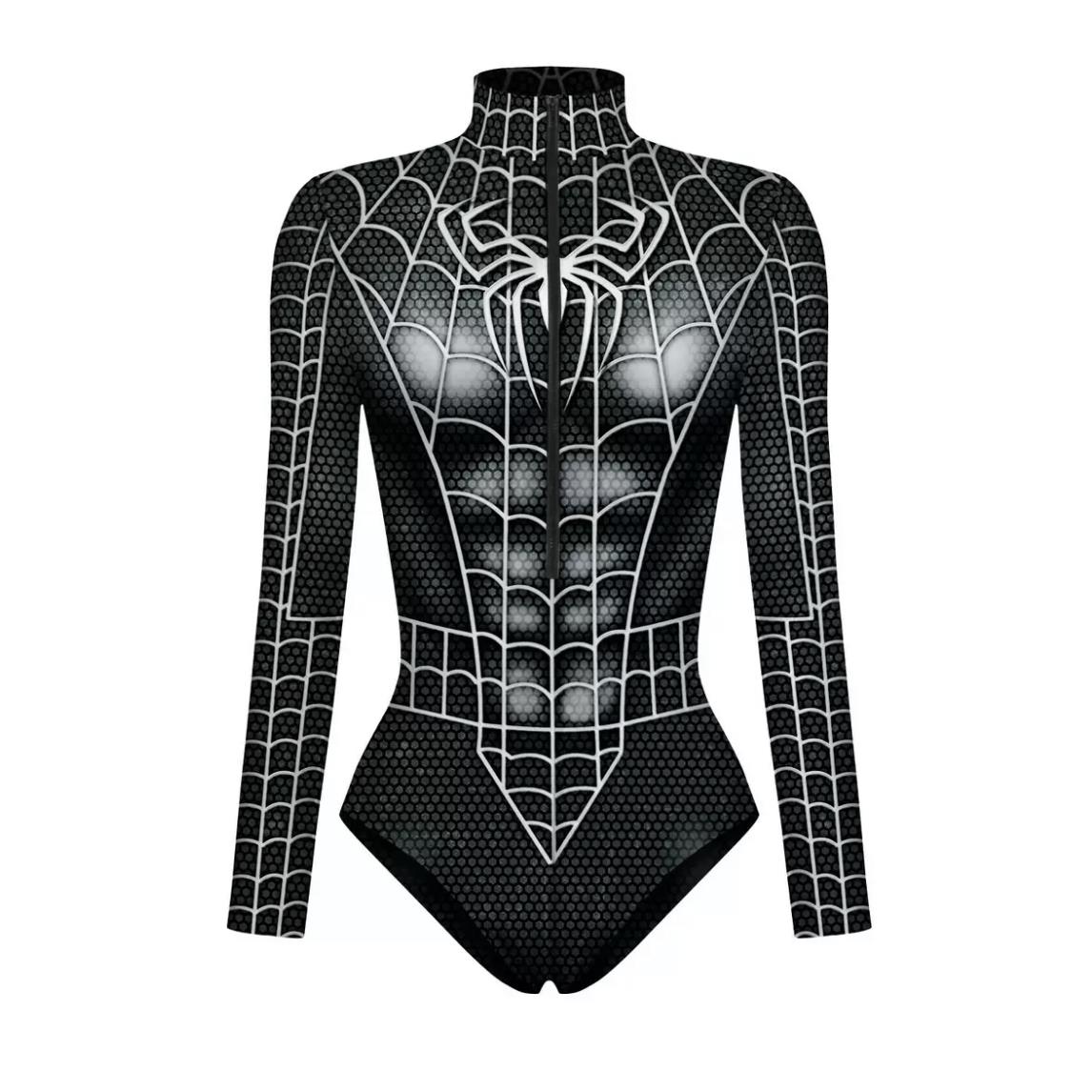 万圣节漫威蜘蛛侠服装cos紧身衣钢铁侠弹性服装卡通扮演服连体衣
