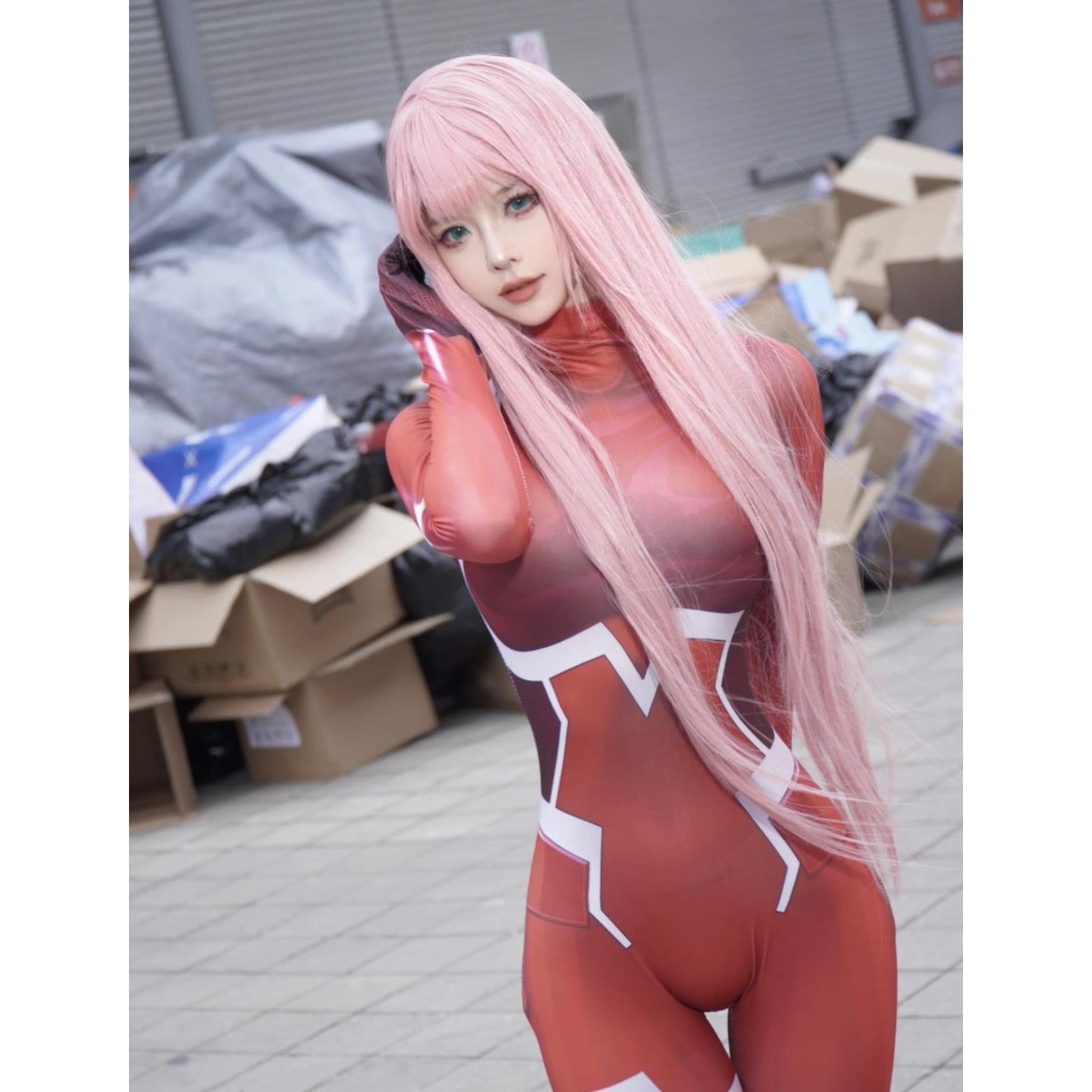 队女主02cos服鹤望兰童装男女大码网红拍摄服装cos动漫