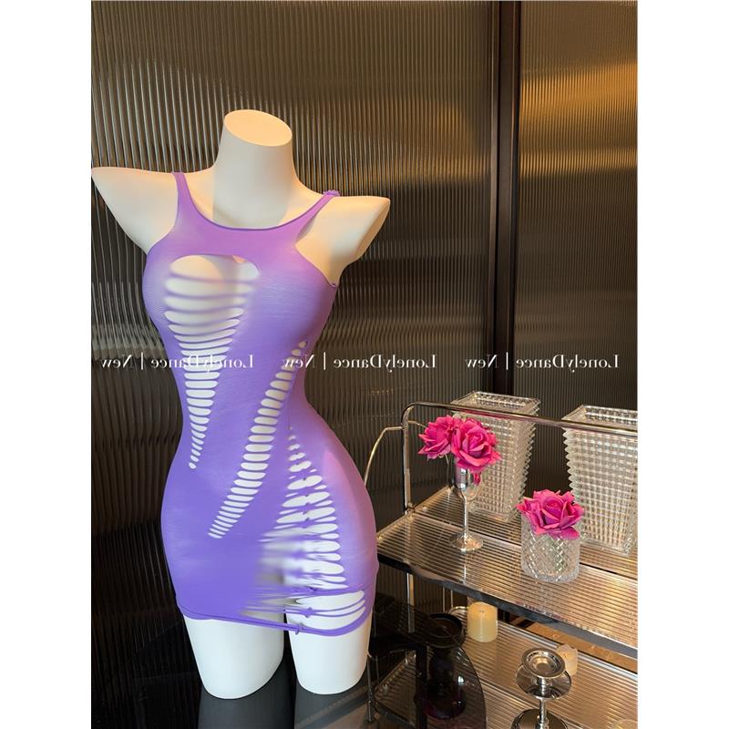 Lonelydance【撕撕乐】性感可撕拉睡衣镂空吊带高弹纯欲睡衣网衣