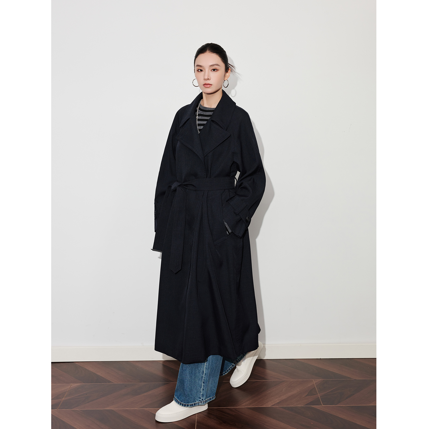 EFEI薄雾晨迹丨廓形宽松英伦风衣