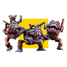 Игрушка Король войны 小魔鲨鱼怪xm-01鲨鱼精小队套装变形玩具金刚关节可动机器人模型