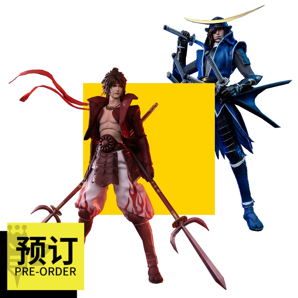 rocket toys真田幸村1/6伊达政宗战国basara关节可动古代兵人手办