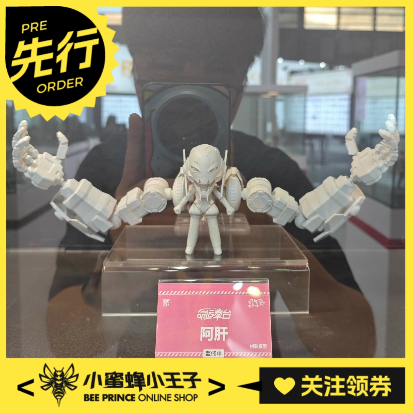 喜玩社命运拳台阿肝拼装