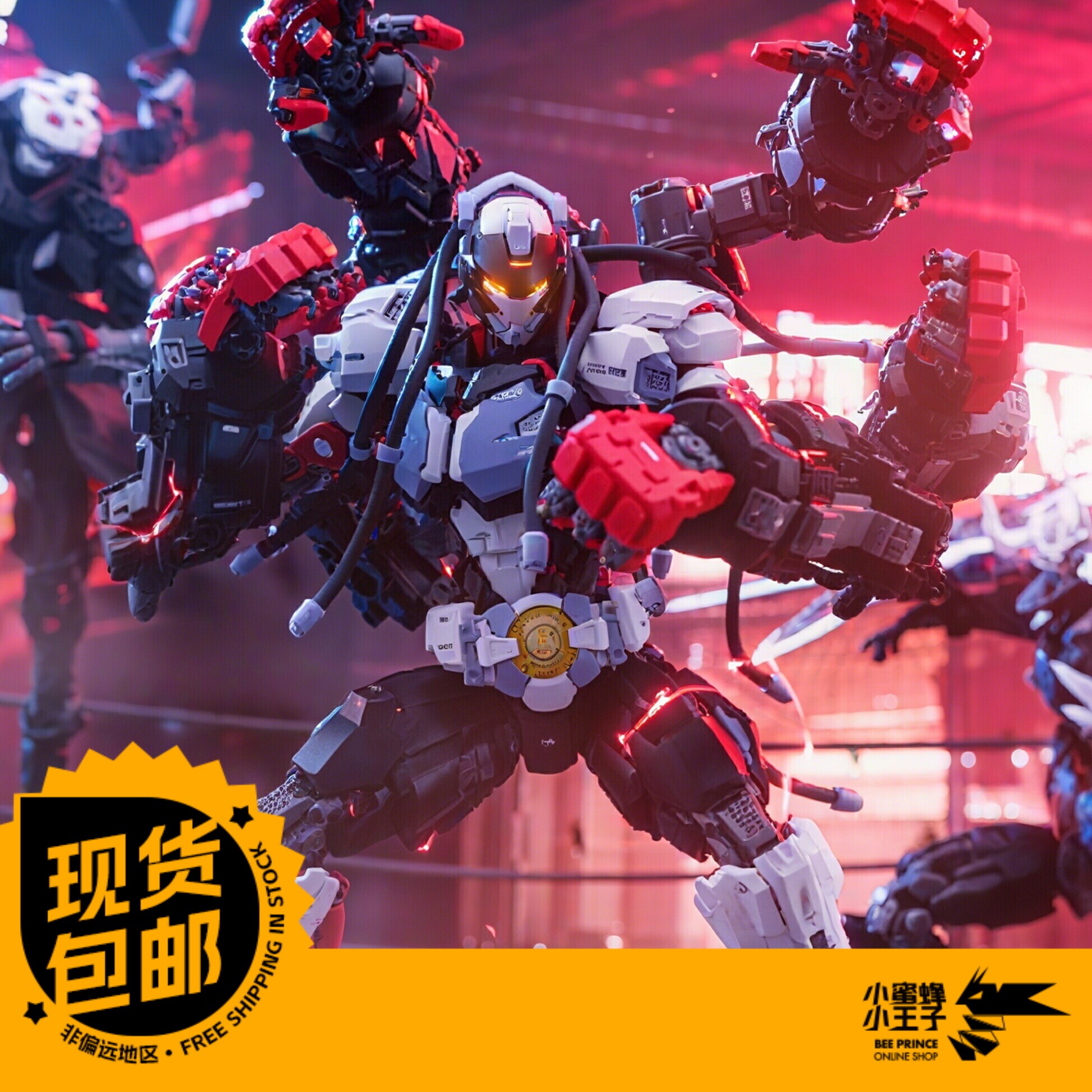 和模线拳击手拼装模型图片