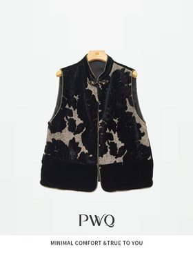 马甲100桑蚕丝圆领无袖外套SMJR-26011048-DJ