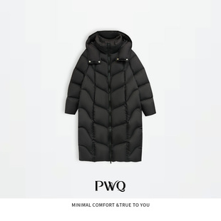 羽绒服90绒连帽长袖长款外套GZ-25123056-DY
