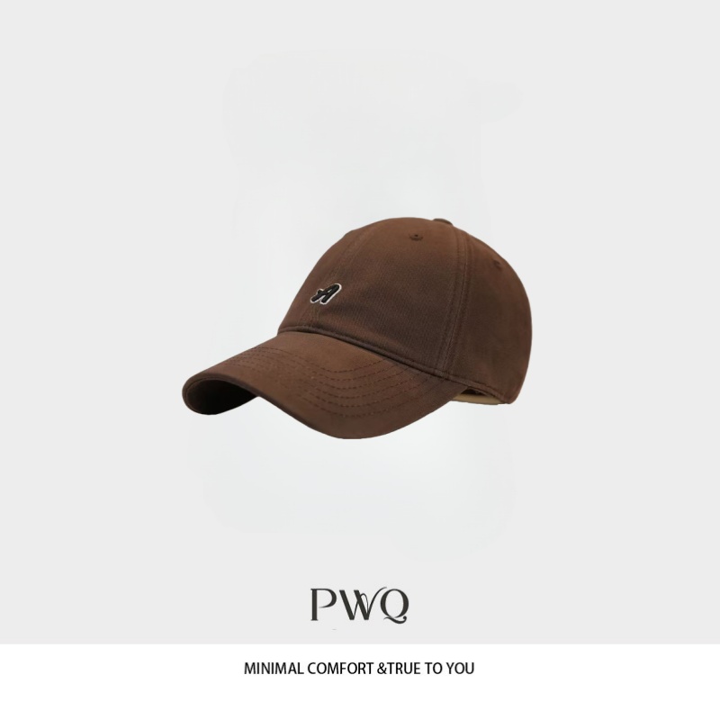 刺绣简约A字母球帽子百搭显脸小鸭舌帽遮阳帽MLSJ-25102546-QSP