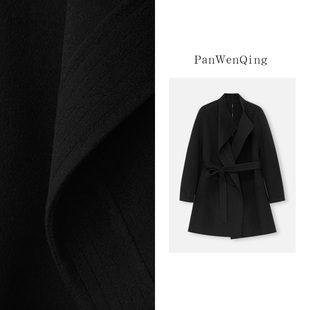 【纽约时代】大衣羊绒西装领长袖收腰羊毛外套EZ-25121824-DD