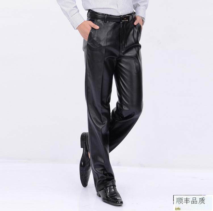 Pantalon cuir homme droit pour hiver - Ref 1483763 Image 1