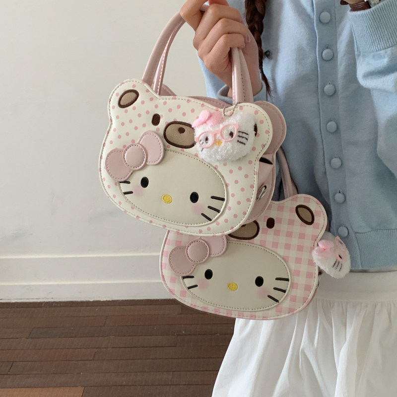 可爱HelloKitty卡通手提包女孩生日礼物百搭斜挎包2026年春夏新款