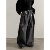 新款 重磅立体褶皱阔腿休闲裤 男女款 VERY 裤 夏季 设计感西装 FEWEST