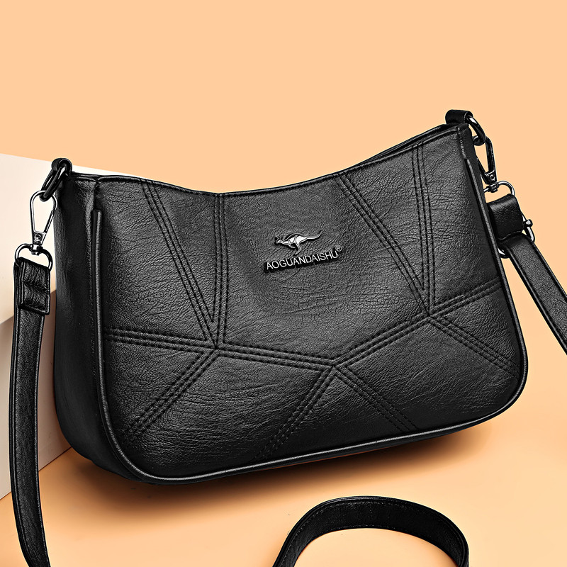 正品真皮妈妈包中老年女包2023新款百搭婆婆软皮包单肩斜挎包小包,箱包皮具/热销女包/男包,通用款女包,淘宝优惠券,粉丝福利购,淘宝优惠卷