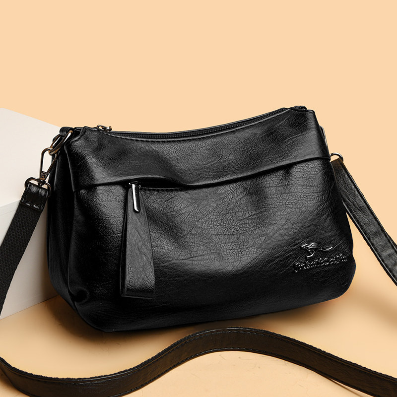 软皮小包包女包新款2025夏中年妈妈包单肩包简约中老年婆婆斜挎包