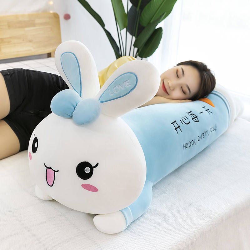 토끼 인형 플러시 장난감 소년과 소녀를위한 작은 흰 토끼 토끼 인형 인형 베개 생일 어린이 선물