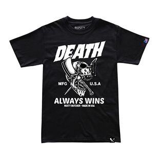 哈雷T恤RustyButcher生锈屠夫摩托复古骑行ds改装风格短袖总是赢
