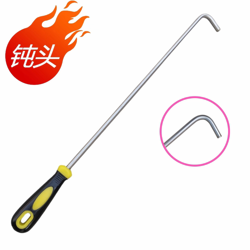 拉卷闸门拉钩井盖钩松土钩子不锈钢卷帘门商铺门加长超硬水泥拉钩