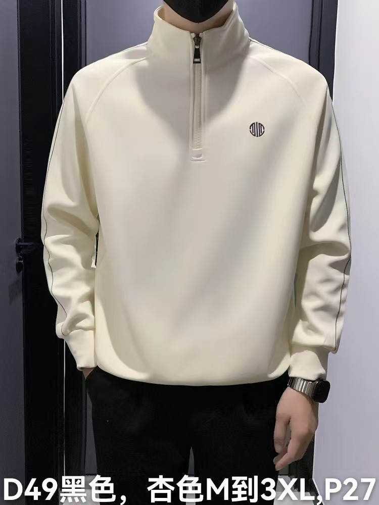 网红潮牌ins超火刺绣卫衣男潮Polo衫