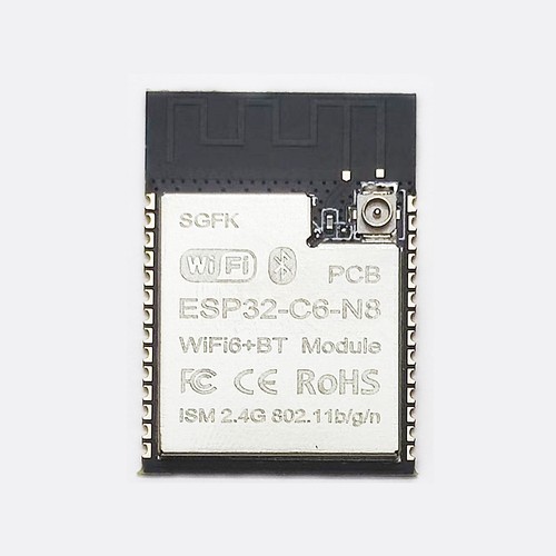 ESP32-C6-N8 8MB WiFi6 蓝牙模组 兼容 ESP32-C6-WROOM-1-N8