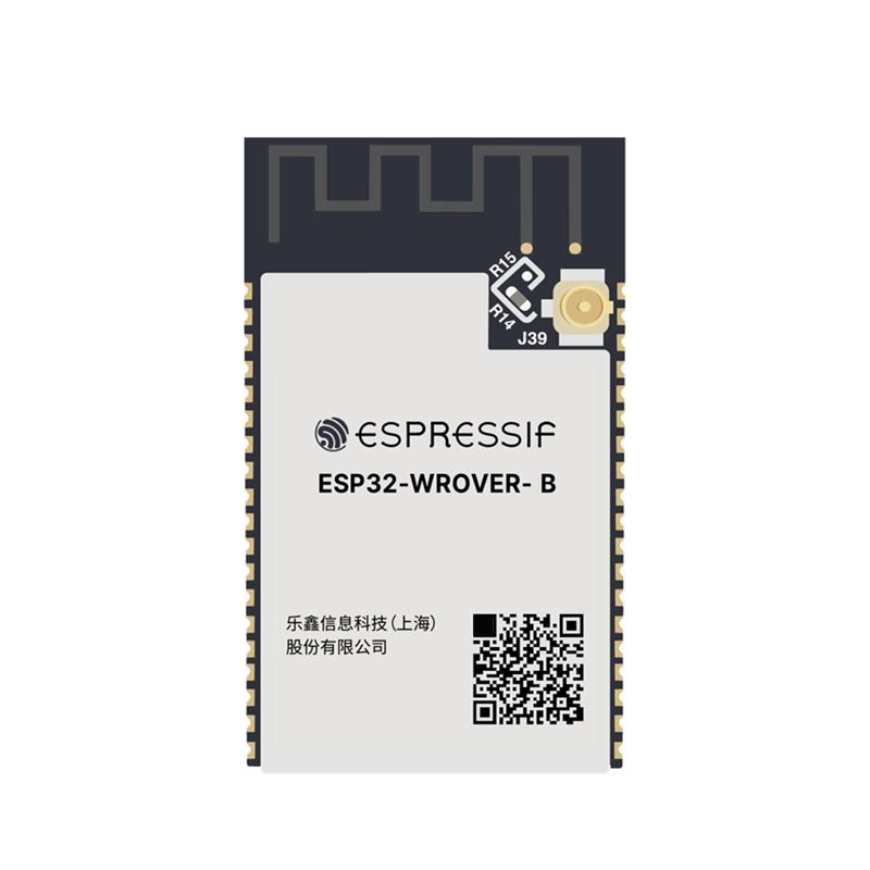 ESP32-WROVER-B IPEX 8MB Flash 8MB PSRAM WiFi蓝牙模组