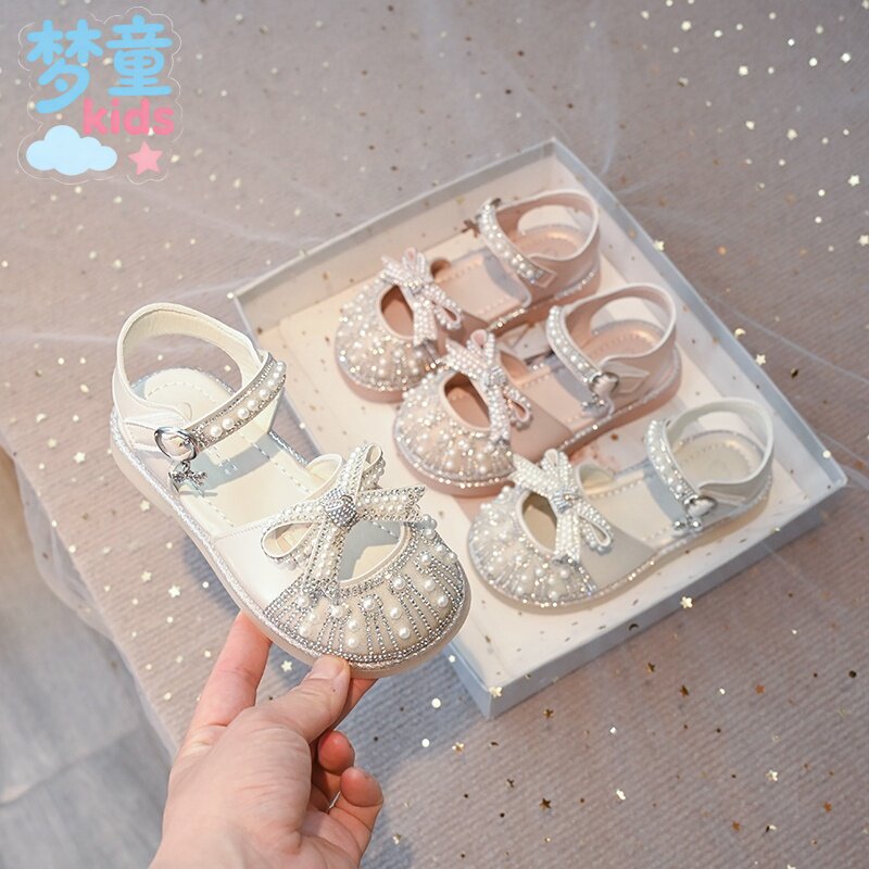 女童凉鞋公主夏款2026新款夏季儿童鞋子女孩水晶鞋爆款女宝宝艾莎