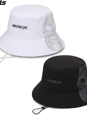 韩国代购amazingcre高尔夫配饰26春夏男图案防晒遮阳休闲渔夫帽