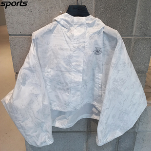 韩国代购southcape高尔夫26春连帽防风宽松落肩袖户外风衣外套女