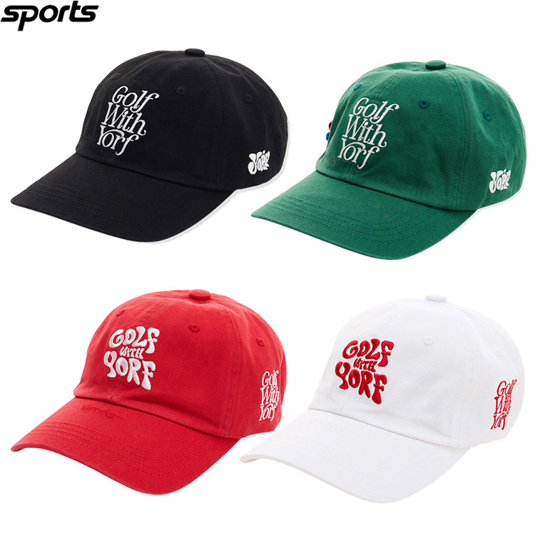 韩国代购YORF高尔夫配饰25ins潮可插球TEE遮阳运动户外男女棒球帽