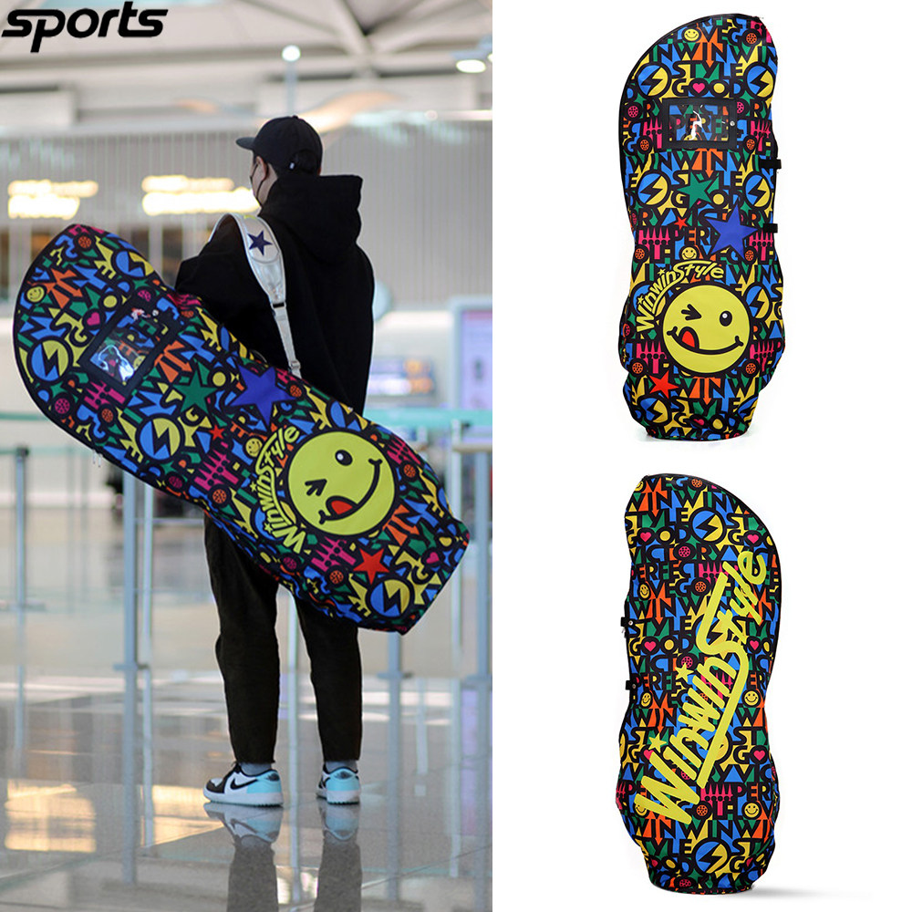 韩国代购WINWINSTYLE高尔夫配饰ins潮装备彩色折叠航空球包防尘罩